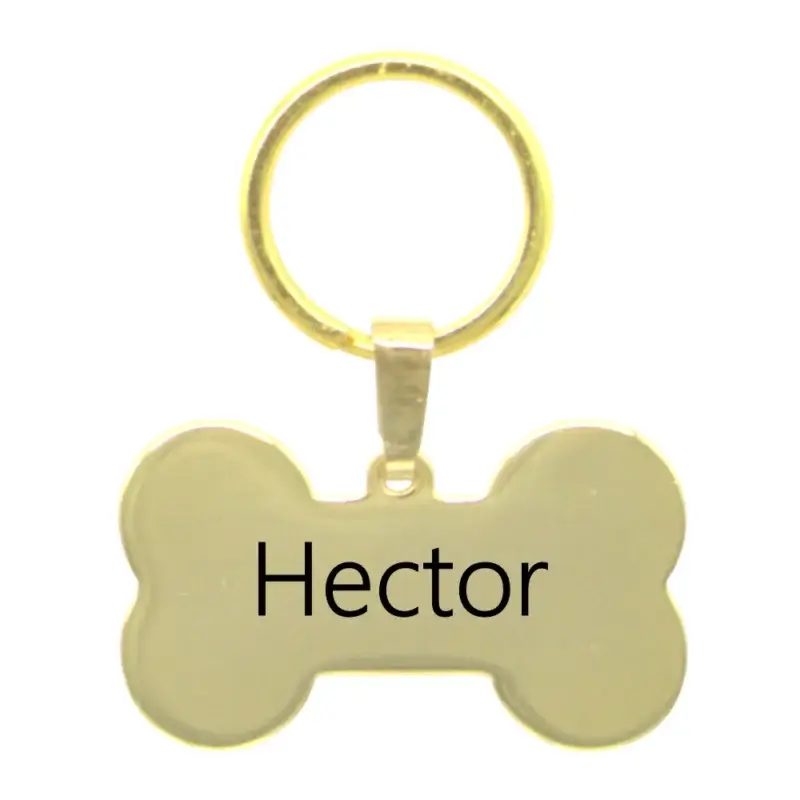 Hundemarke selber gestalten - Juvelierqualität Maße: 37x22 mm