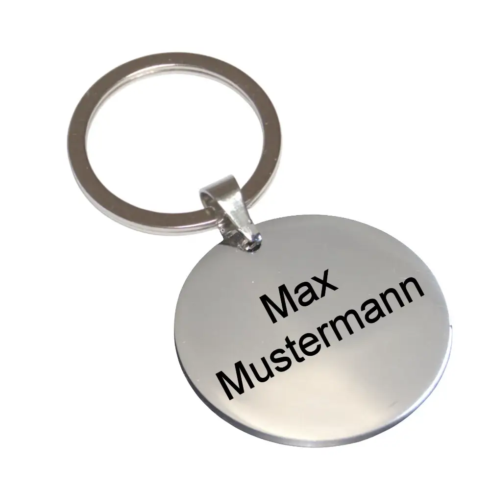 personalisierter schlüsselanhänger mit gravur