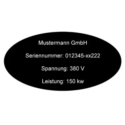 Schilder nach Maß
